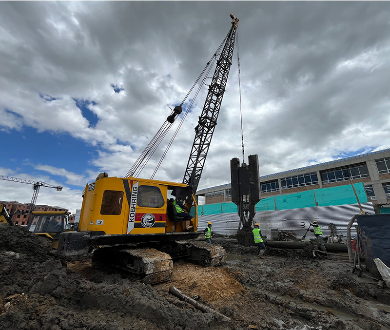 Avanza la construcción de las estaciones de bombeo