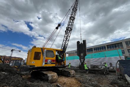 Avanza la construcción de las estaciones de bombeo